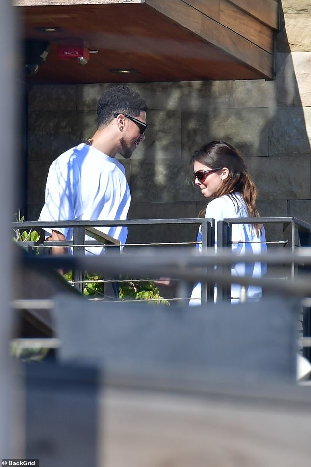 Too funny: Kendall said Kris 'will just randomly text me and be like: "I think it's time," and I'm like: "Is this not up to me?"' Kris cheerfully chimed in: 'Just your friendly reminder!'