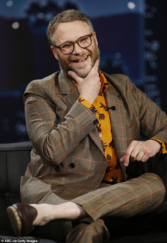 Latest project: Rose told the New York Times that while working with Seth on Neighbors: 'Straight off we had a good, easy rapport and a matching temperament' (seen in February)