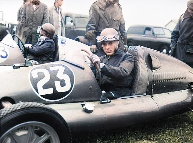 Mr Ecclestone entered the 1958 Monaco Grand Prix but failed to qualify. Now the father-of-four is putting his skills to good use – apparently giving his son driving tips as he stood by the toy car