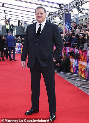 Comeback: The film is set to hit theaters on December 9, and marks Fraser's first lead role in a movie since thriller Breakout in 2013