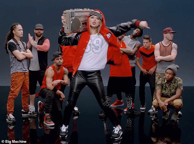 Hitmaker: Swift wrote the lyrics and composed the melody with producers Max Martin and Shellback and Shake It Off went on to receive three Grammy nods and topped the US Billboard 100 for four weeks
