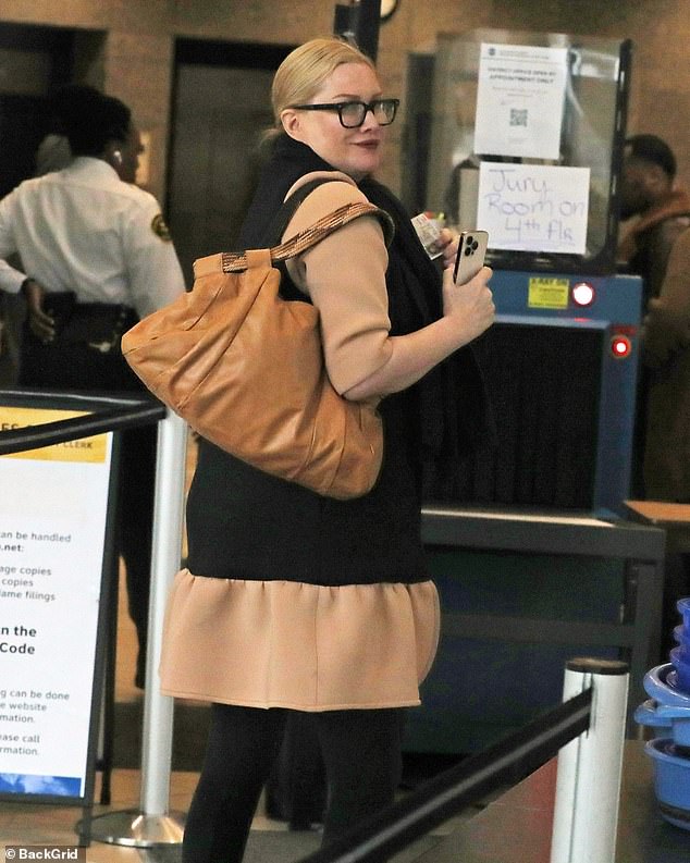 Evans was in court for allegedly violating the restraining order from her estranged husband