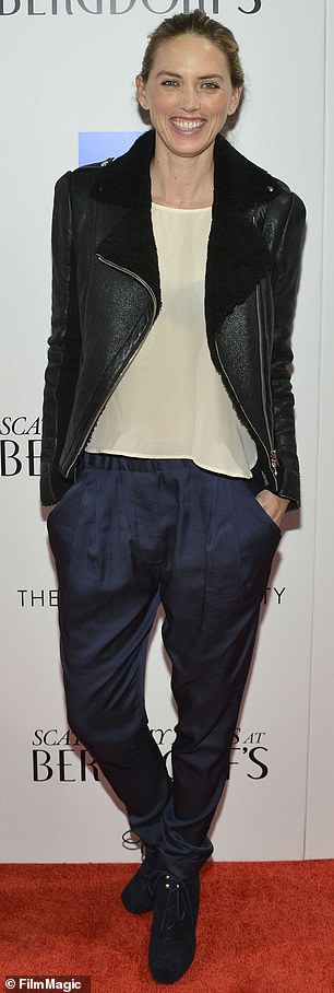 The former model is pictured at the Cinema Society aat Florence Gould Hall on April 29, 2013 in New York