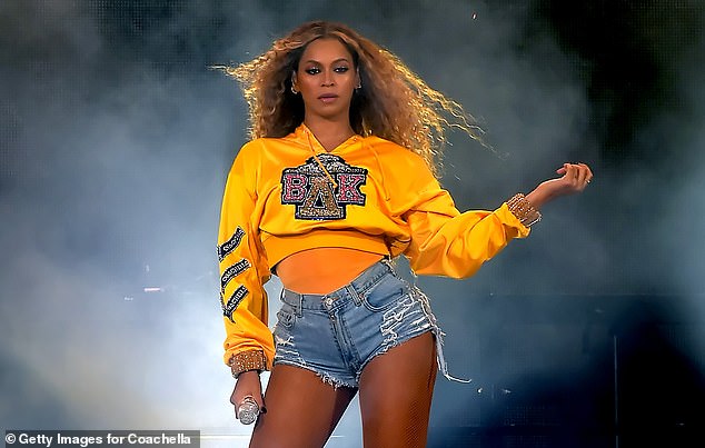 Beyoncé Knowles performs onstage during Coachella Valley Music And Arts Festival Weekend 1 at the Empire Polo Field on April 14, 2018 in Indio, California