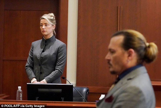 Setback: But she suffered a shocking reversal of fortune back in the US when Depp sued her for defamation, and the case was decided by an unsequestered jury, rather than a judge as in the UK. Confusingly, the jury ruled in both of their favors, but Depp was awarded millions more; seen in May 2022