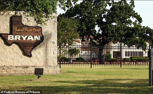 The grounds of FPC Bryan where Holmes is expected to report for her 11-year prison sentence