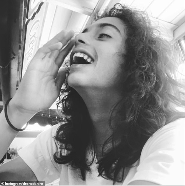Drena De Niro posted a monochrome photograph of her 18-year-old son Leandro on Instagram, along with a heart-breaking caption about holding him for the final time at a funeral home