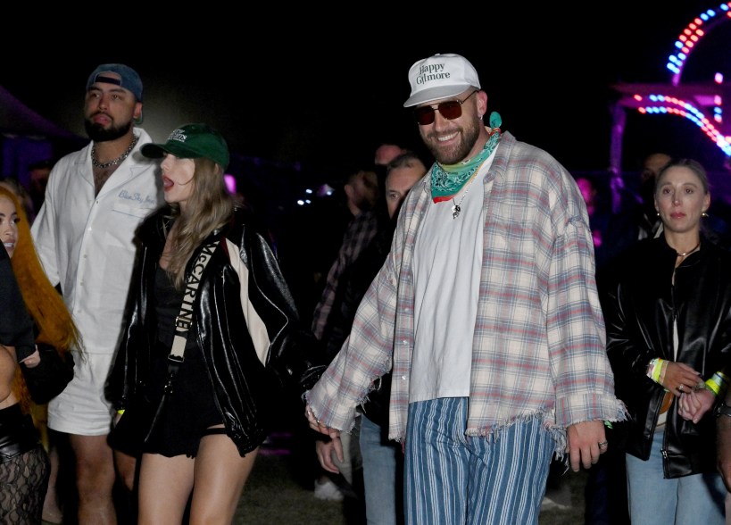 Travis Kelce Taylor Swift Neon Carnival