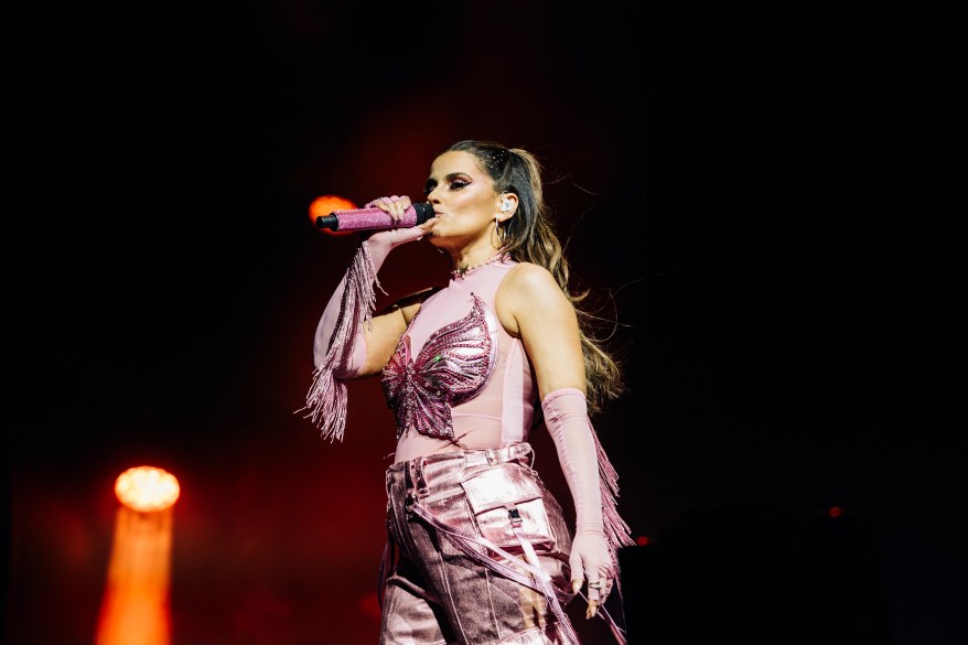Nelly Furtado performs at the Sahara Stage at the 2024 Coachella Valley Music And Arts Festival