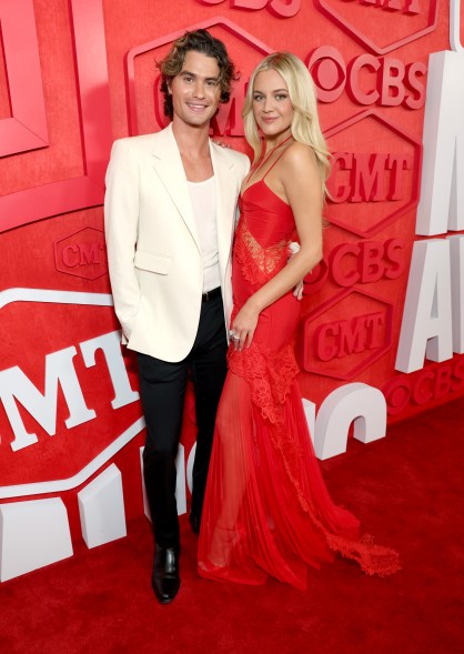Chase Stokes and Kelsea Ballerini at 2024 CMT Music Awards