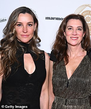 Delphine and older sister Alexandra at an event in LA this past March