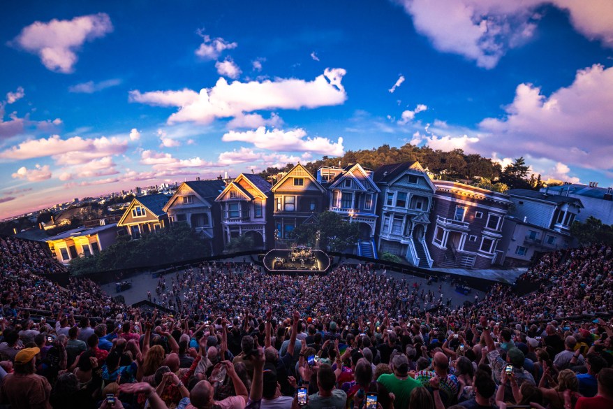 Dead & Company performing at Sphere in Las Vegas.