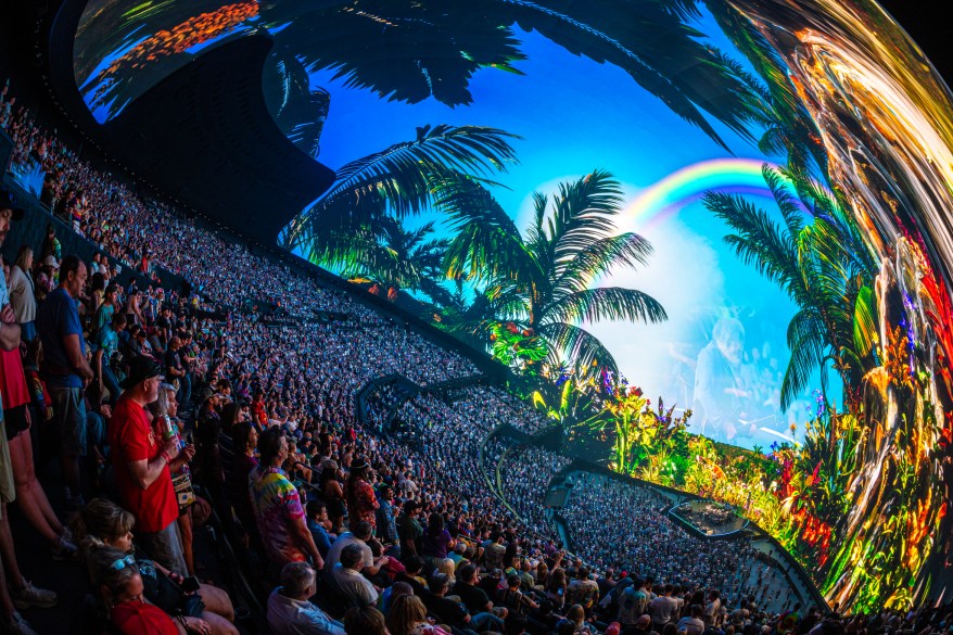 Dead & Company performing at Sphere in Las Vegas.