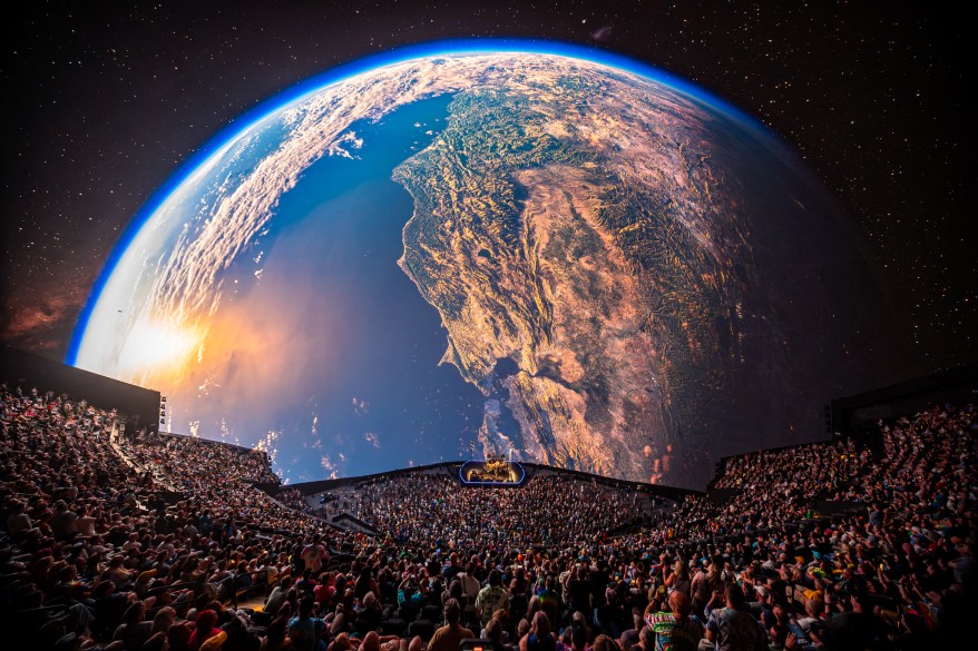 Dead & Company performing at Sphere in Las Vegas.