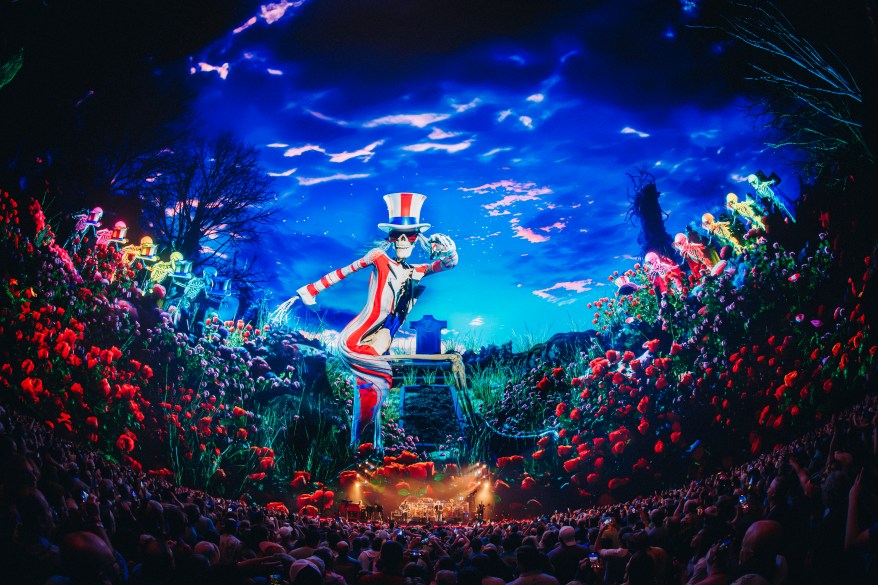 Dead & Company performing at Sphere in Las Vegas.