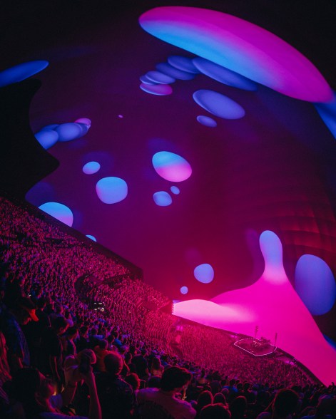 Dead & Company performing at Sphere in Las Vegas.