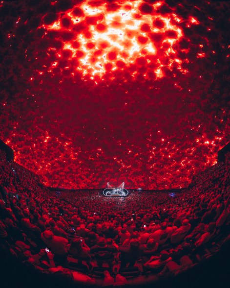 Dead & Company performing at Sphere in Las Vegas.