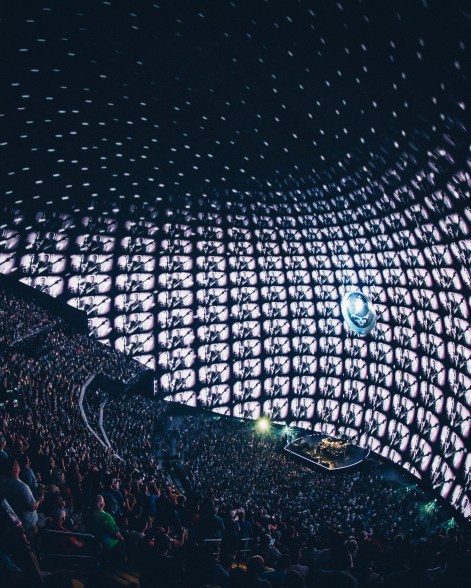 Dead & Company performing at Sphere in Las Vegas.