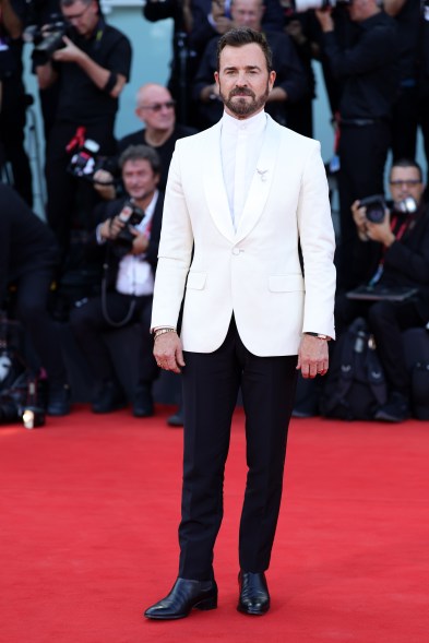 Justin Theroux wears Zegna at the "Beetlejuice Beetlejuice" premiere during the Venice Film Festival 2024.