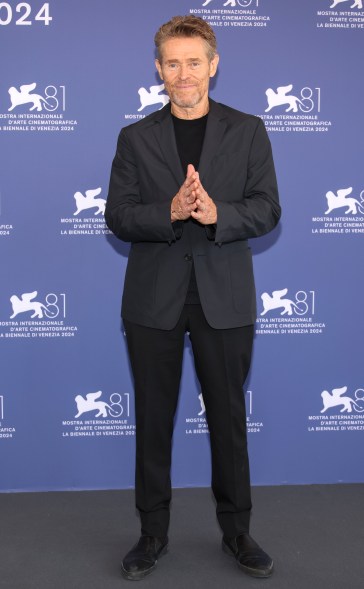 Willem Dafoe at the "Beetlejuice Beetlejuice" photocall during the Venice Film Festival 2024.