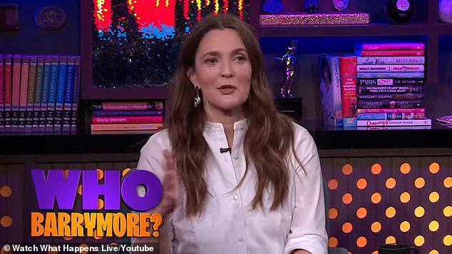 Just last week, Barrymore named Sandler as her best on-screen kiss during an appearance on Watch What Happens Live With Andy Cohen