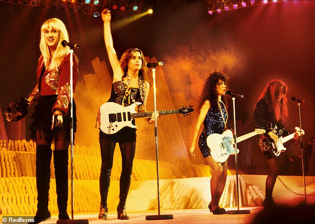 One of the members, Debbi Peterson (left), also reveals how she had suicidal thought in the wake of all the turmoil and tension within the band, but confessed she could never really do it